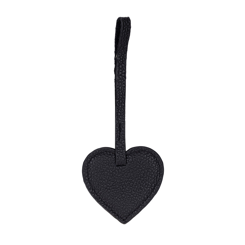 Heart Leather Bag Charm