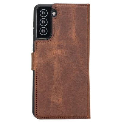 Santa Samsung Galaxy S21 Plus Leather Detachable Wallet Case