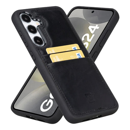 Bouletta Samsung Galaxy S24 Series Leather Case with Card Holder - FXCP