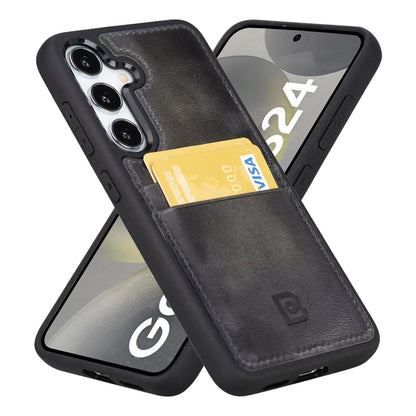 Bouletta Samsung Galaxy S24 Series Leather Case with Card Holder - FXCP