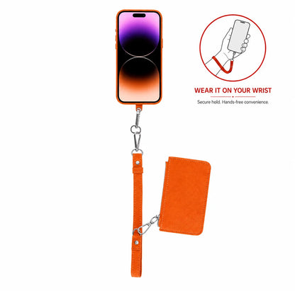 Flex Go Pu Leather Phone Strap & Wallet Set – Clip On Flex