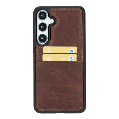 Flex Cover Leather Samsung Galaxy S25 Plus Case With Card Holder