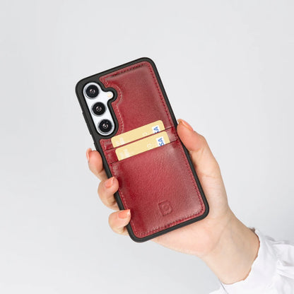 Bouletta Samsung Galaxy S24 Series Leather Case with Card Holder - FXCP