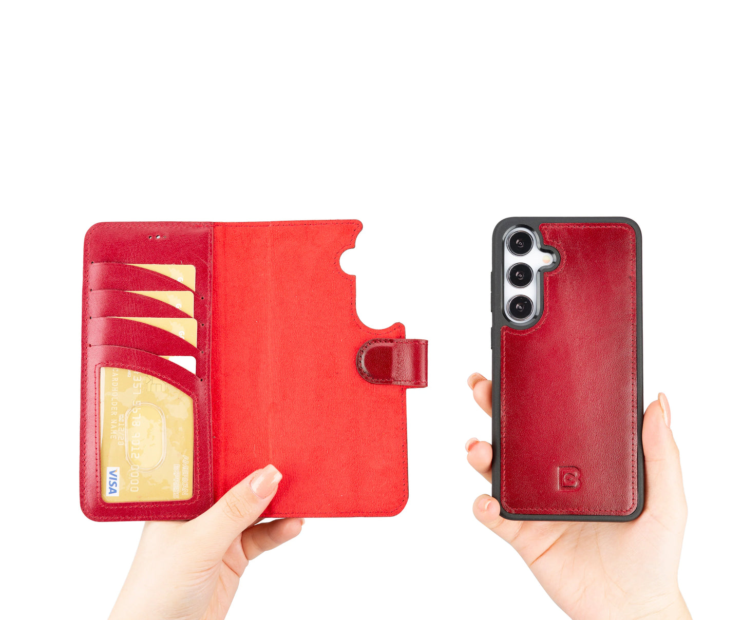 Magic Samsung Galaxy S24 Detachable Leather Wallet Case