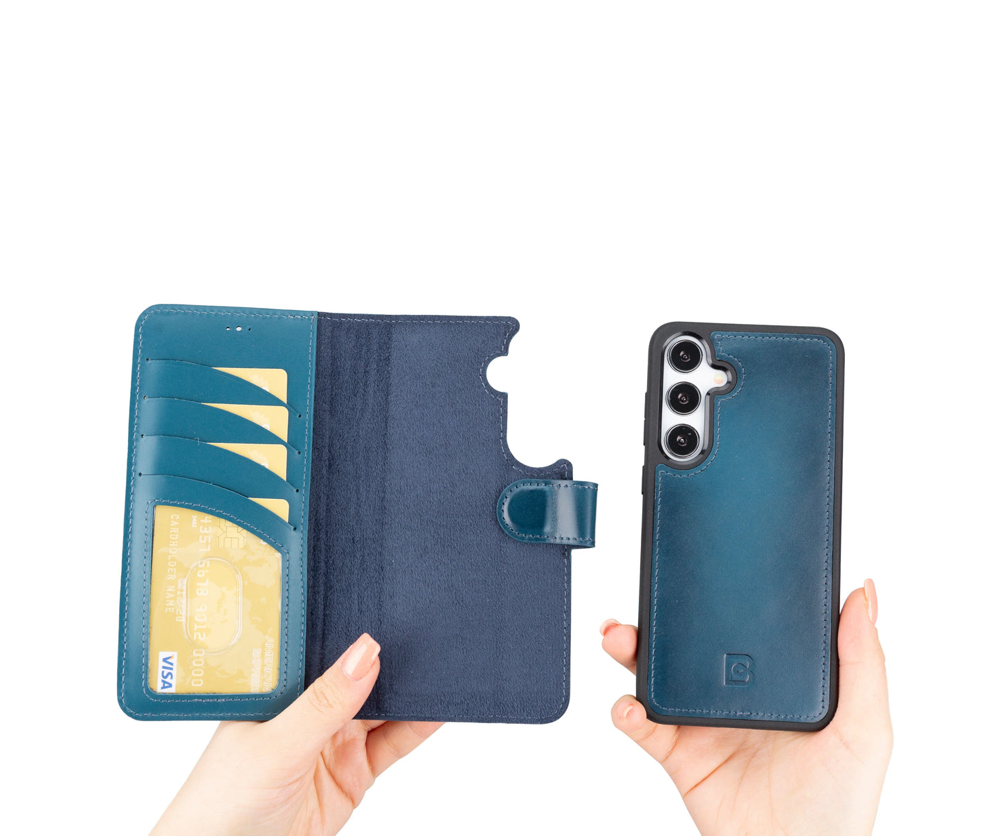 Magic Samsung Galaxy S24 Detachable Leather Wallet Case