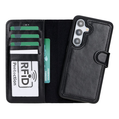 Magic Samsung Galaxy S24 Leather Detachable Wallet Case