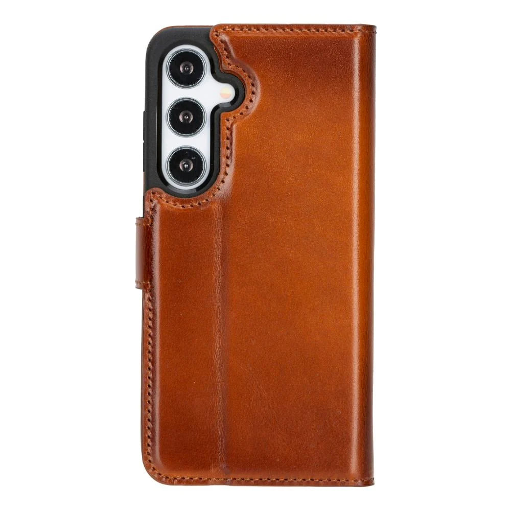 Magic Samsung Galaxy S25 Plus Leather Detachable Wallet Case