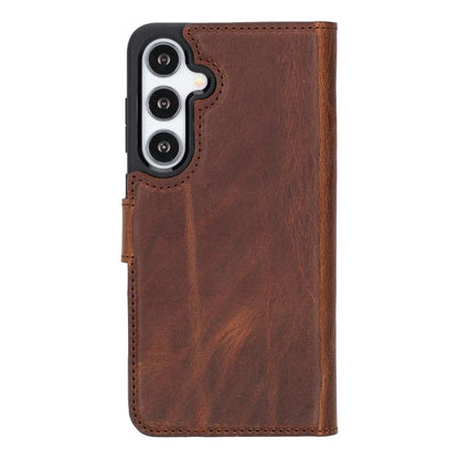 Magic Samsung Galaxy S25 Plus Leather Detachable Wallet Case