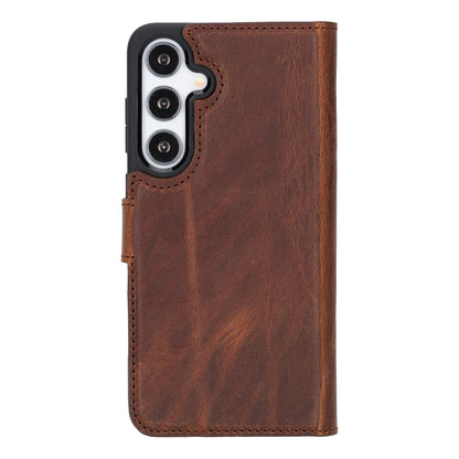 Magic Samsung Galaxy S24 Plus Leather Detachable Wallet Case