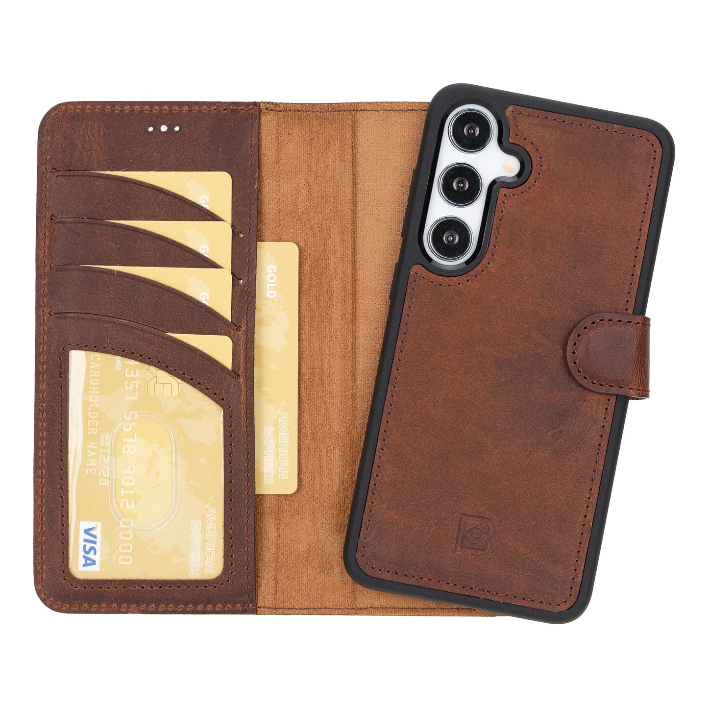 Magic Samsung Galaxy S24 Detachable Leather Wallet Case