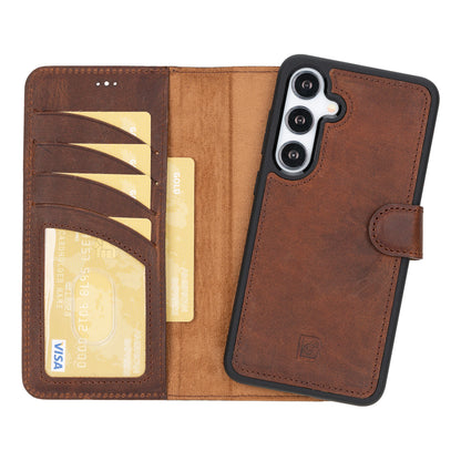 Magic Samsung Galaxy S24 Detachable Leather Wallet Case