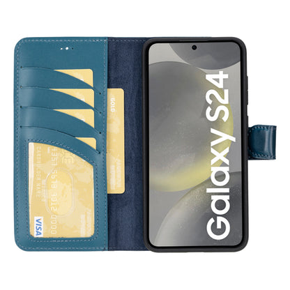Magic Samsung Galaxy S24 Plus Detachable Leather Wallet Case