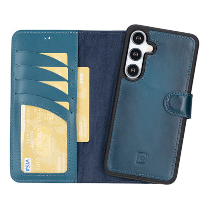Magic Samsung Galaxy S24 Ultra Detachable Leather Wallet Case