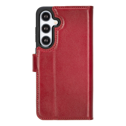 Magic Samsung Galaxy S24 Ultra Detachable Leather Wallet Case