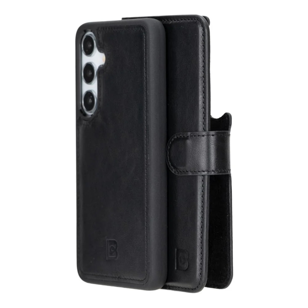 Magic Samsung Galaxy S25 Plus Leather Detachable Wallet Case