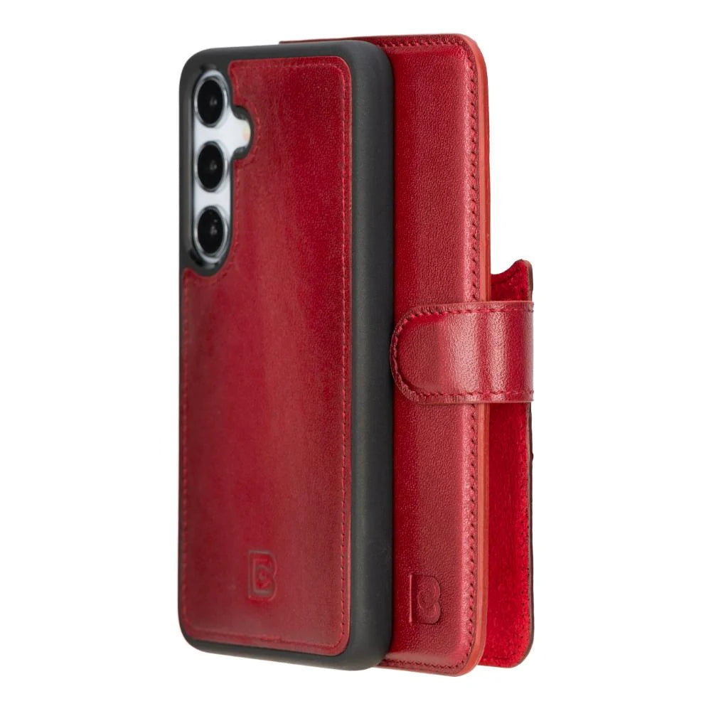 Magic Samsung Galaxy S25 Leather Detachable Wallet Case