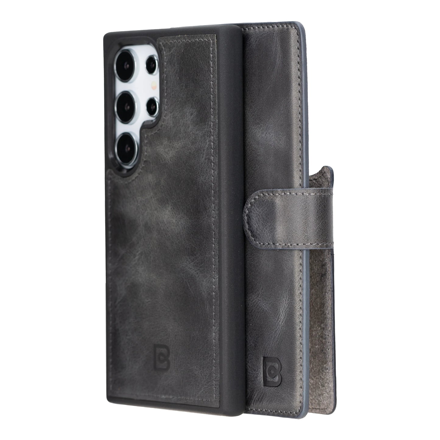 Magic Samsung Galaxy S24 Ultra Detachable Leather Wallet Case