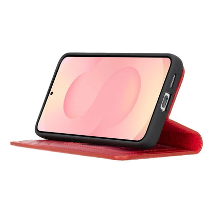 Magic Samsung Galaxy S25 Plus Leather Detachable Wallet Case