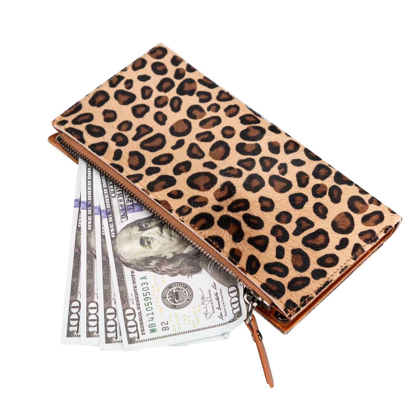 Nexora Strap Leather Crossbody Wallet