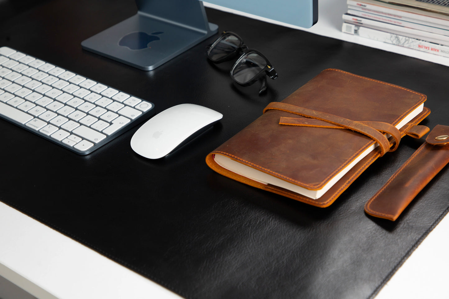 Single Layer Leather Desk Mat Large Size