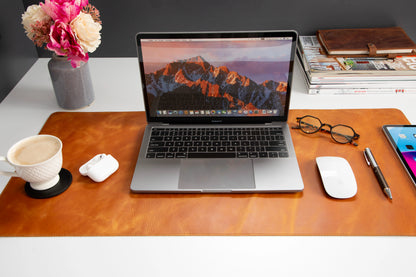 Single Layer Leather Desk Mat Large Size