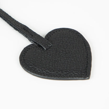 Heart Leather Bag Charm