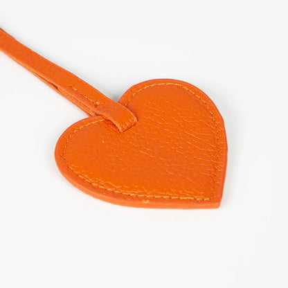 Heart Leather Bag Charm
