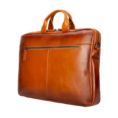 Apollo Leather Business Briefcase / Laptop Case 16"