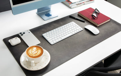 Single Layer Leather Desk Mat Medium Size