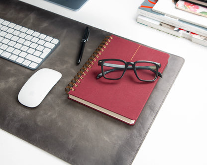 Single Layer Leather Desk Mat Medium Size