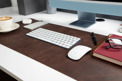 Natural Leather Desk Mat Medium-TN03