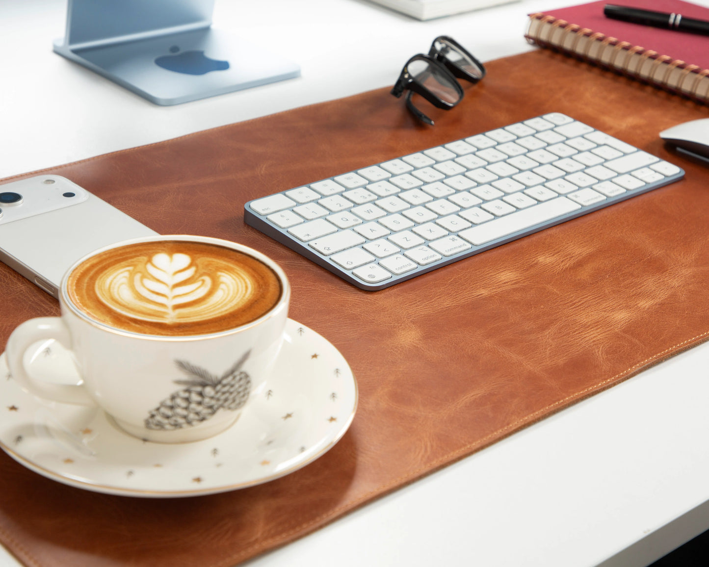 Single Layer Leather Desk Mat Medium Size