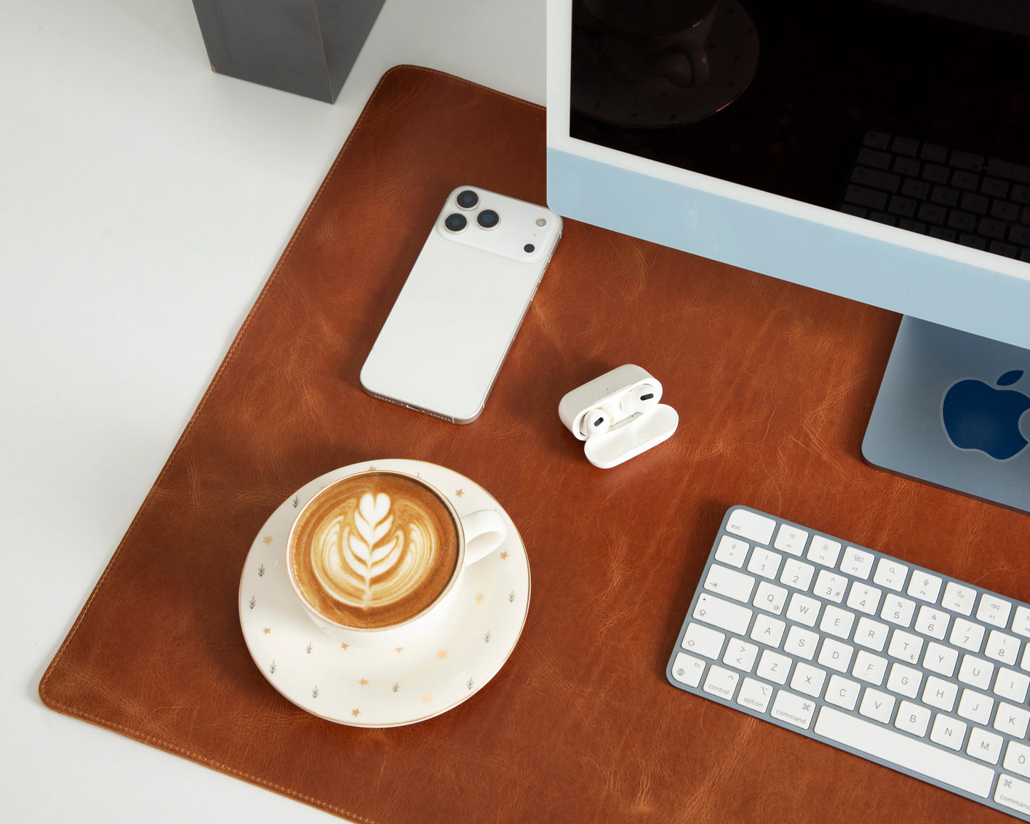 Single Layer Leather Desk Mat Large Size