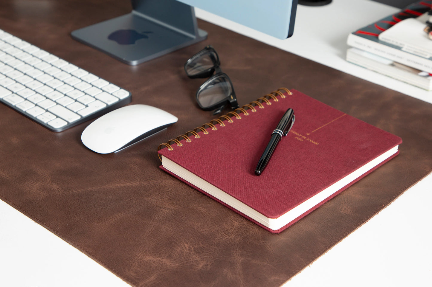 Single Layer Leather Desk Mat Large Size
