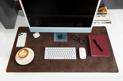 Single Layer Leather Desk Mat Large Size