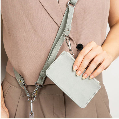 Flex Go Pu Leather Phone Strap & Wallet Set – Clip On Flex