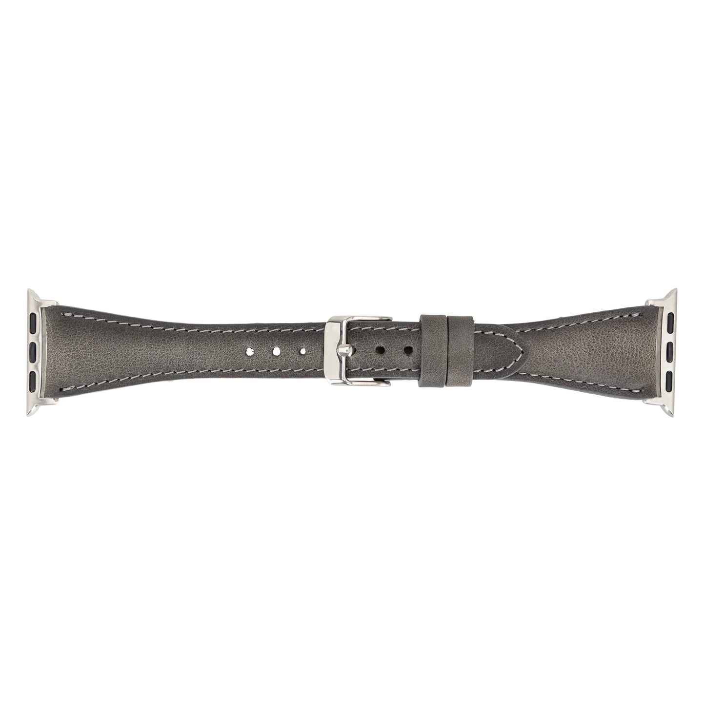 Leather Apple Watch Bands - Clasic Slim Style BRN7