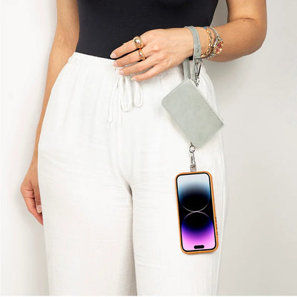 Flex Go Pu Leather Phone Strap & Wallet Set – Clip On Flex