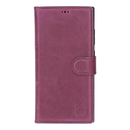 Magic Samsung Galaxy S24 Ultra Detachable Leather Wallet Case