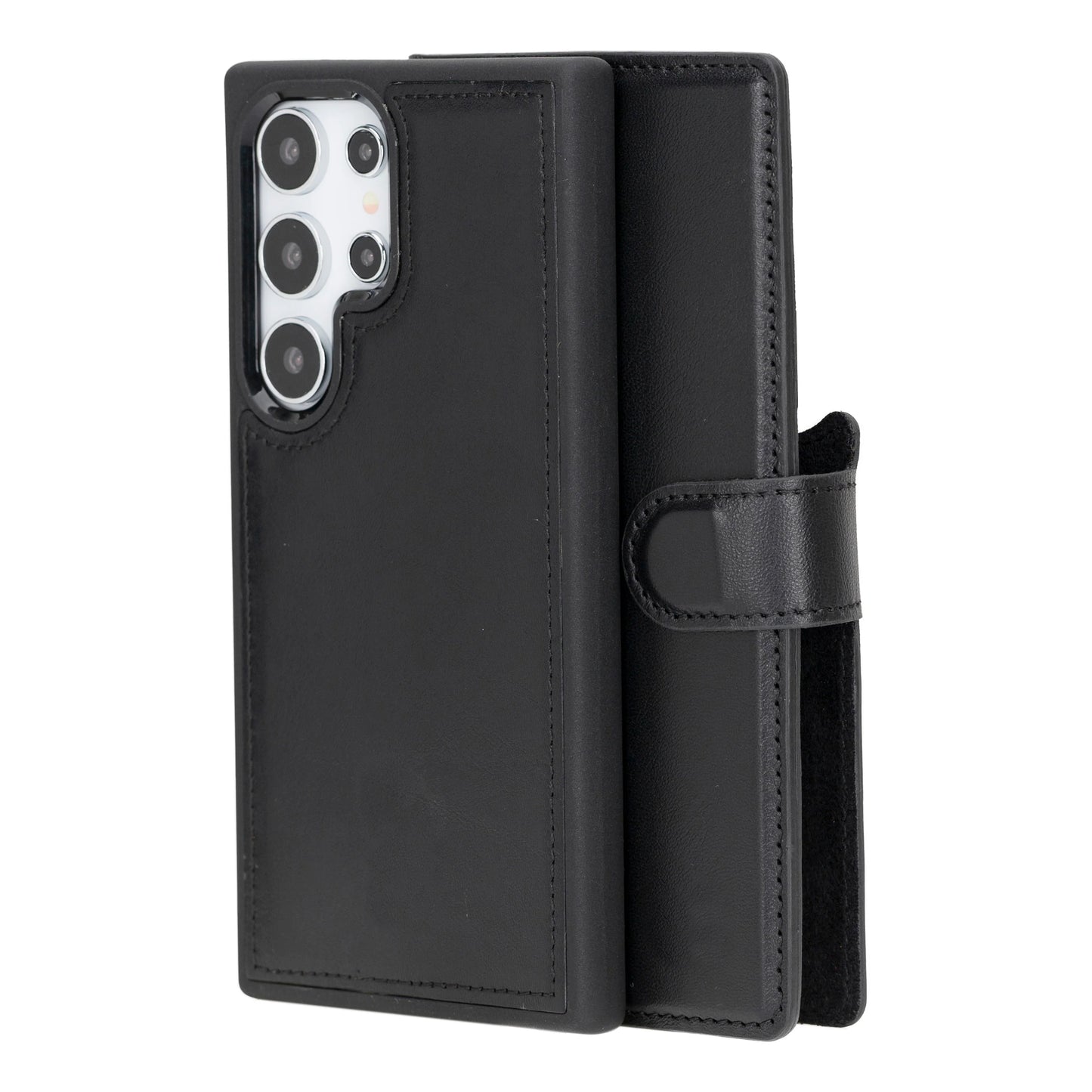 Magic Samsung Galaxy S24 Ultra Leather Detachable Wallet Case