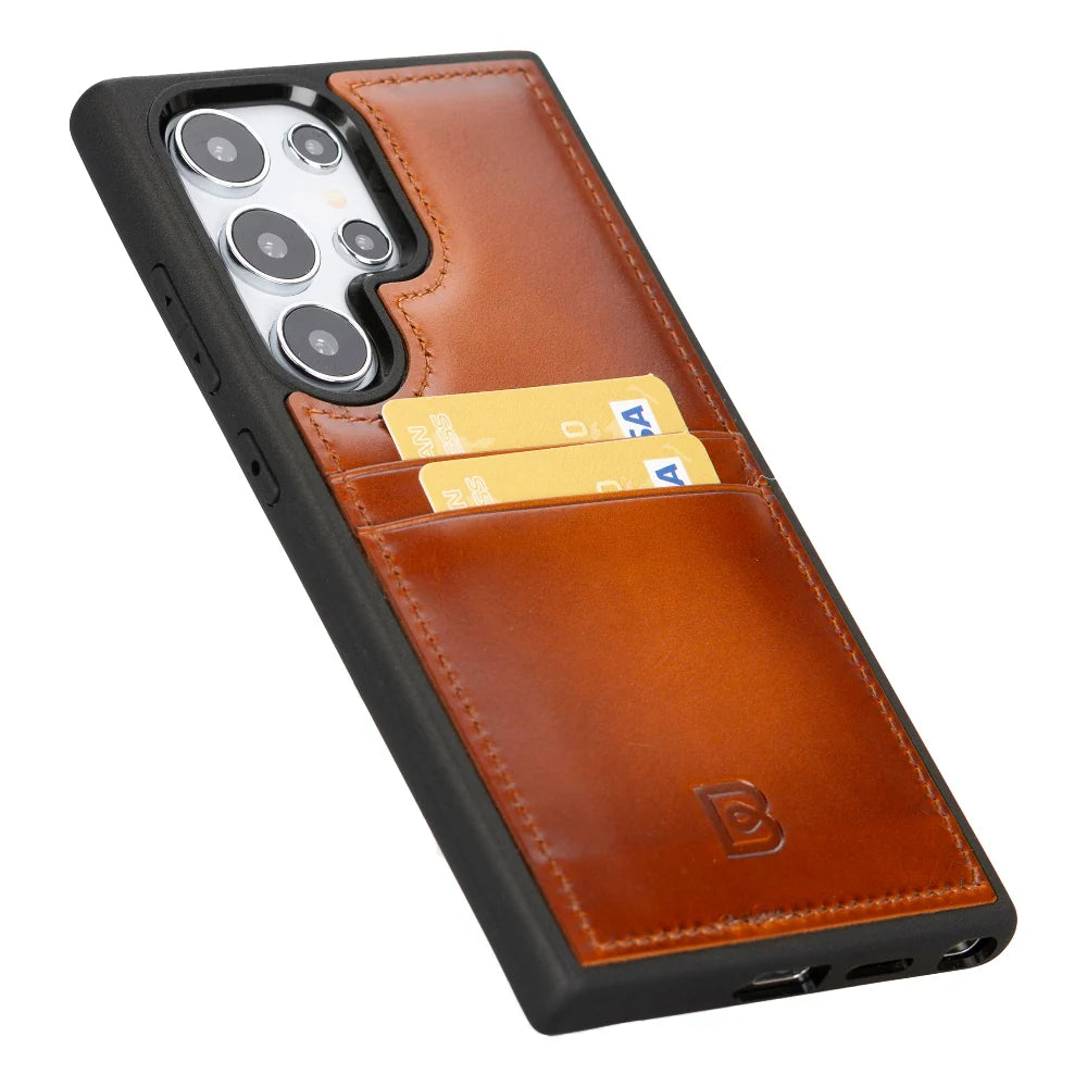 Bouletta Samsung Galaxy S24 Series Leather Case with Card Holder - FXCP