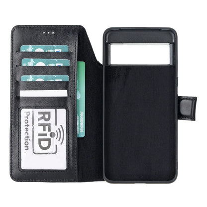 Magic Google Pixel 8 Detachable Leather Wallet Case