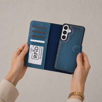 Magic Samsung Galaxy S26 Plus Detachable Leather Wallet Case