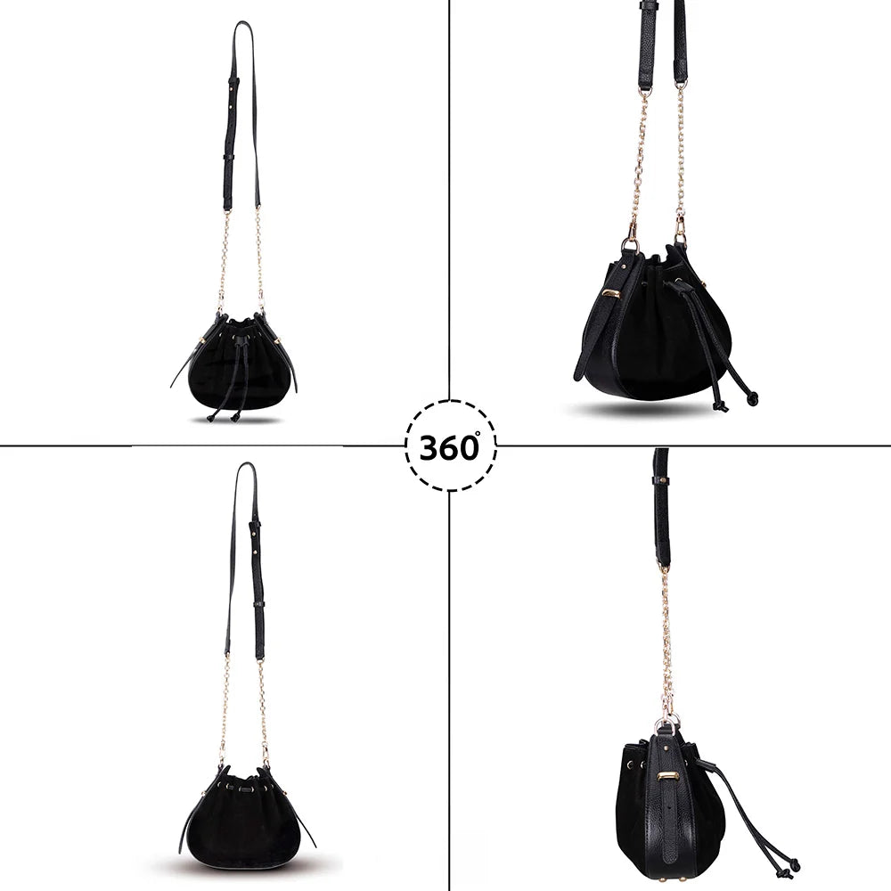 Valentina Women's Suede Leather Bag