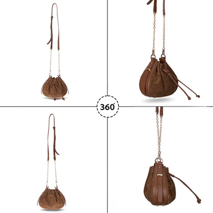 Valentina Women's Suede Leather Bag
