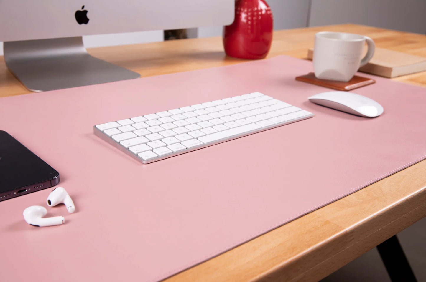 Single Layer Leather Desk Mat Medium Size