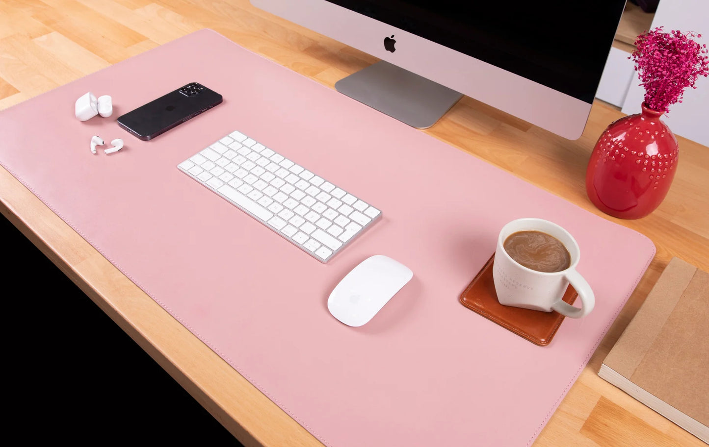Single Layer Leather Desk Mat Large Size