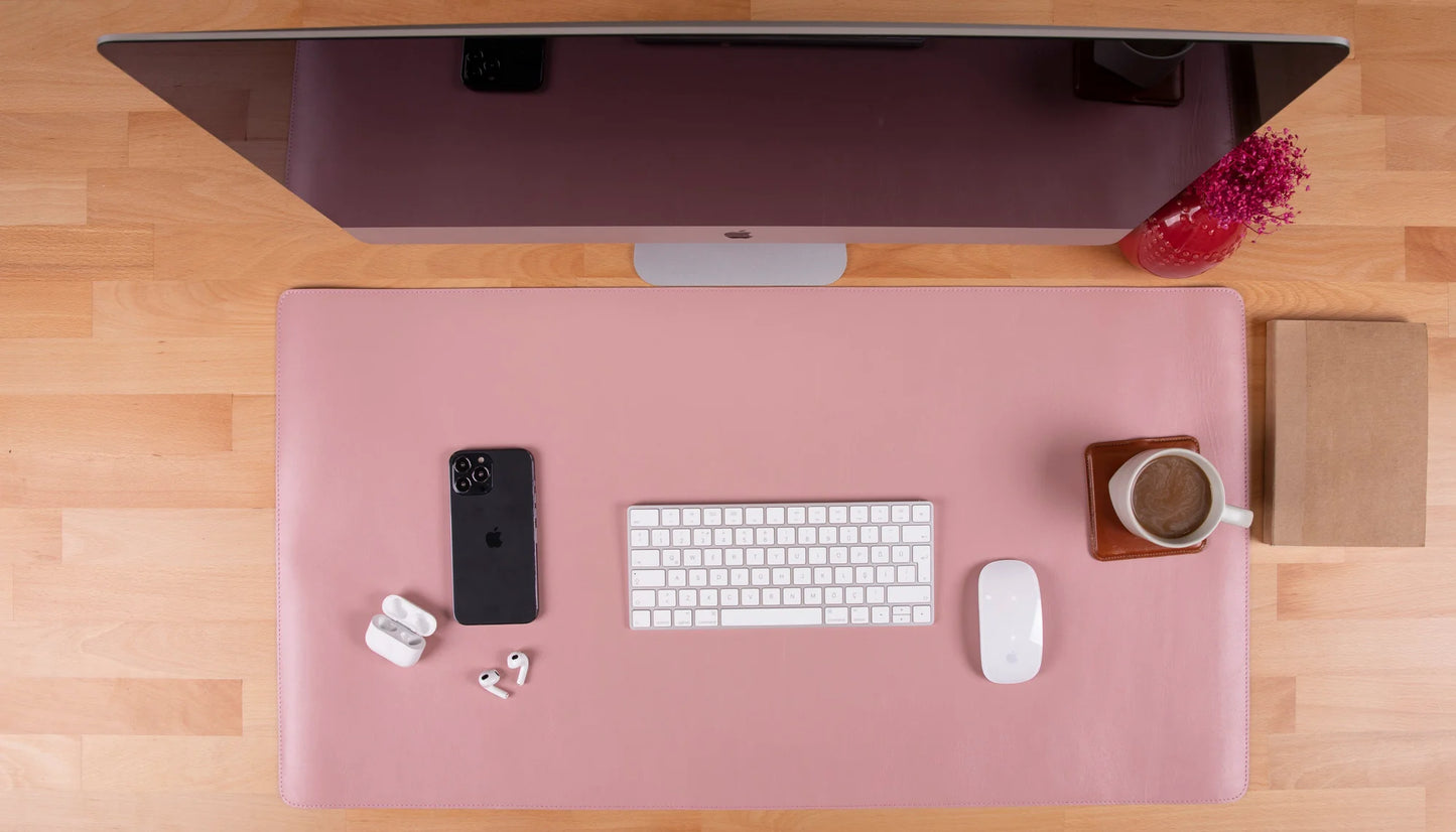 Single Layer Leather Desk Mat Large Size
