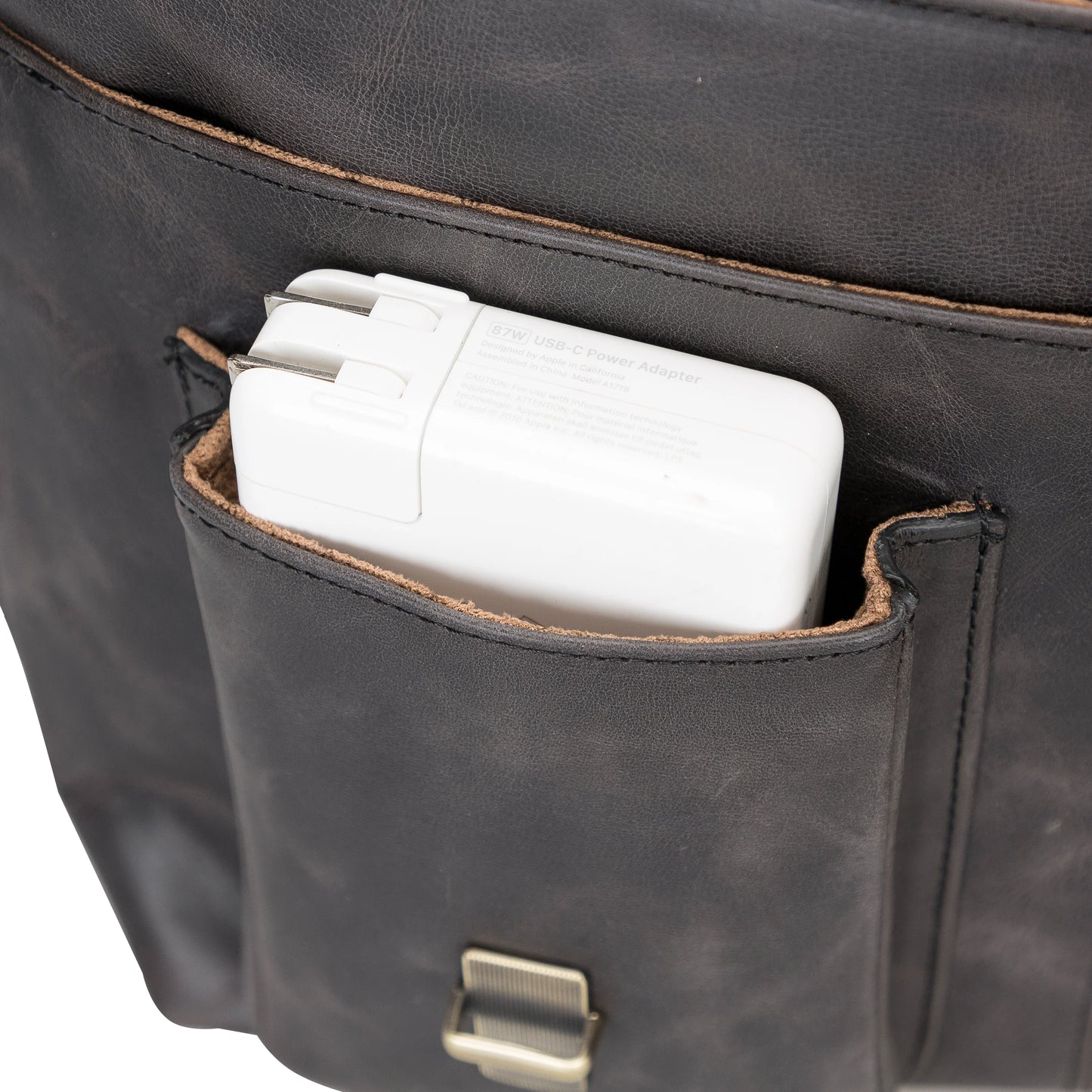 Olympus Leather Business Briefcase / Laptop Case