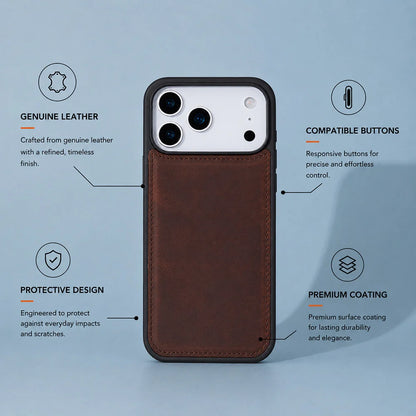 Flex Cover I Phone 17 Pro Max Leather Case